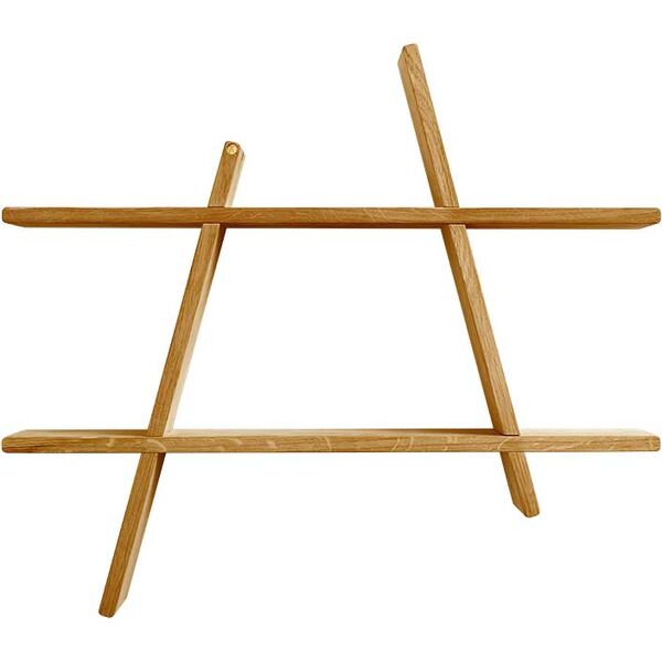A-Shelf Væghylde L Olieret Egetræ