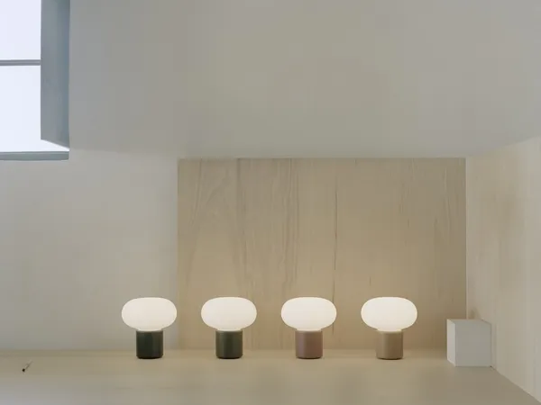 Karl-Johan Bordlampe Bærbar Earth Red