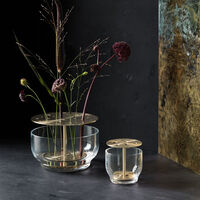 Ikebana Small Vas Mässing