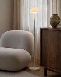Vienda Gulvlampe Hvid / Opal