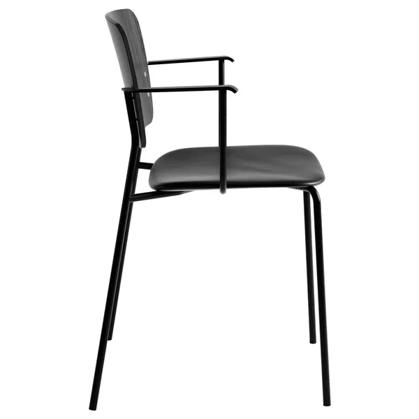 Mono Black Base/armrests/stain oak/Elmosoft 99999