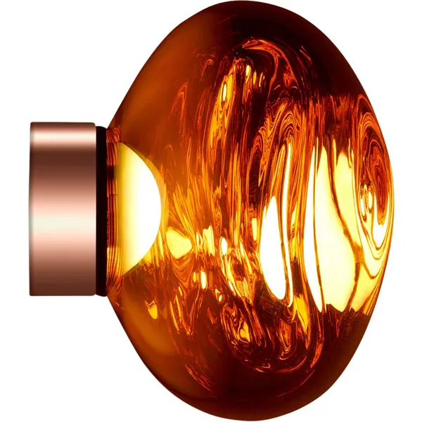Melt Vegg-/Taklampe Mini Kobber