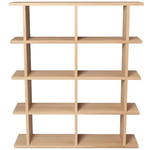 Kona Bokhylle 2x4 Naturlig