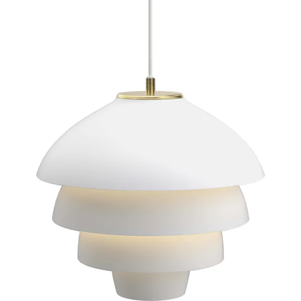 Valencia Pendant Ø42 Flat White / Brass