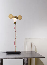I Ricchi Poveri Toto Bordlampe Messing