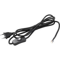 Cable Set With On And Off Switch Black