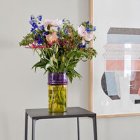 Moroccan Vase L Blå / Grøn