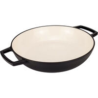 Gjutjärnsgryta 28 cm Mattsvart