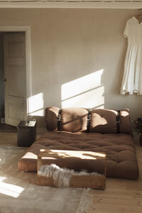 Buckle-Up Sofa Med Bælte Olive Green / Brun
