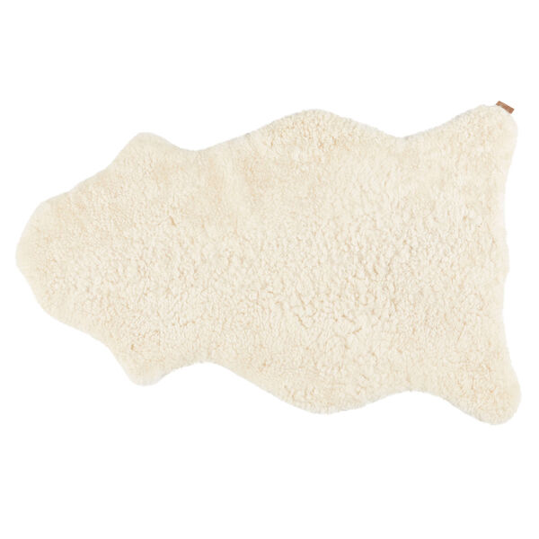 Ella Fåreskind Kortluvet 100x60 cm Creme