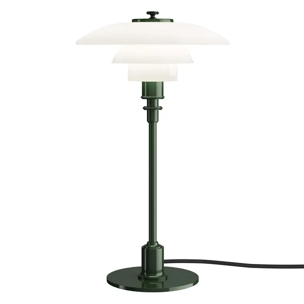 PH 2/1 Bordslampa Glossy Deep Green