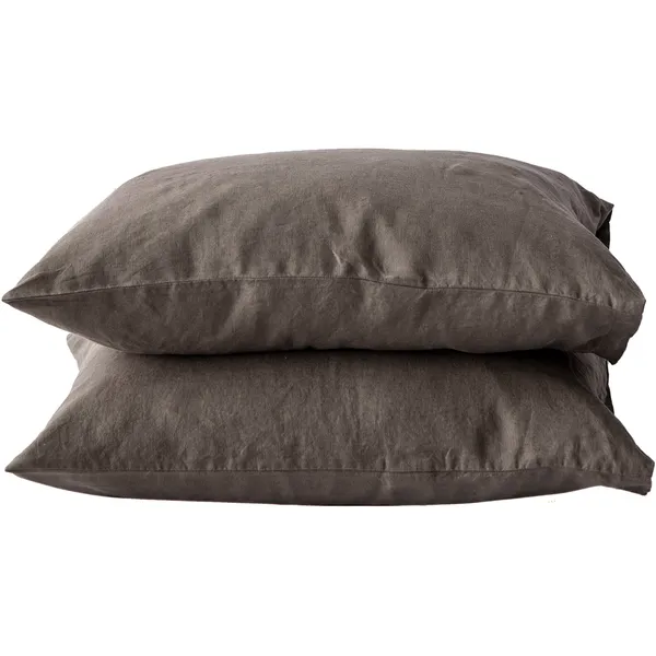 Linen Pudebetræk 50x60 cm 2-pak Taupe