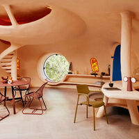 Oto Portabel Lampe Red Ochre