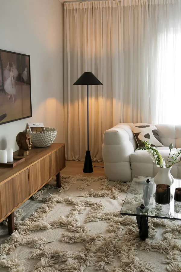 Cannes Gulvlampe Svart