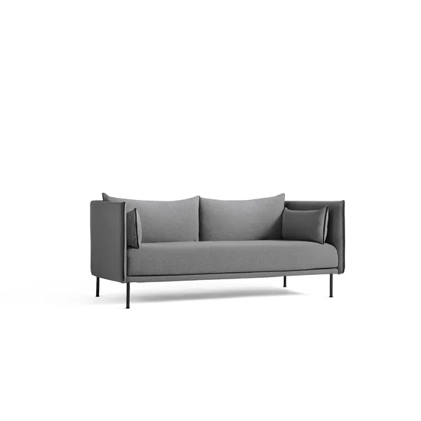 Silhouette 2-Seter Sofa Sort Stål / Coda 182