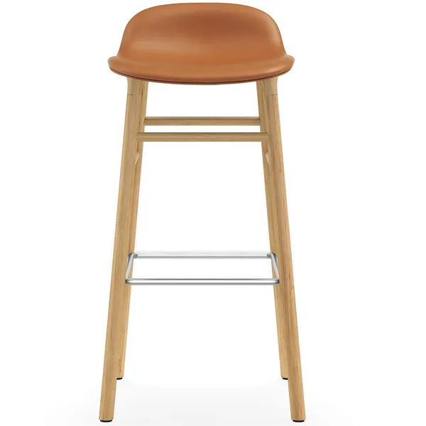 Form Barstol 75 cm Cognacfarget / Eik