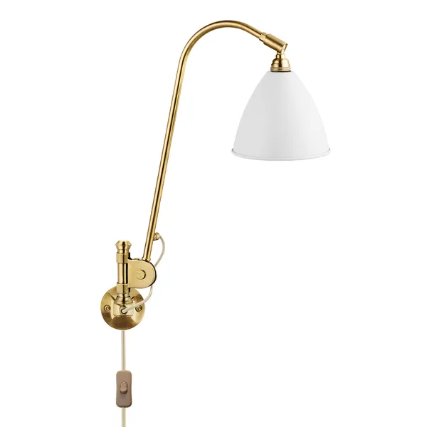Bestlite BL6 Vegglampe Messing/Hvit