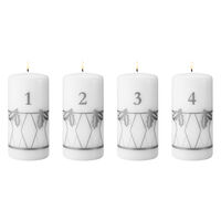 2026 Adventsljus 4-pack Silver