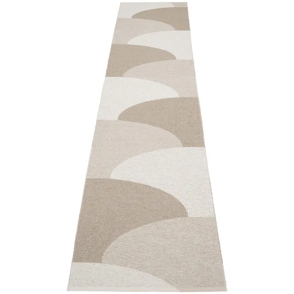 Hill Tæppe 70x360 cm Dark Linen / Linen / Fossil Grey