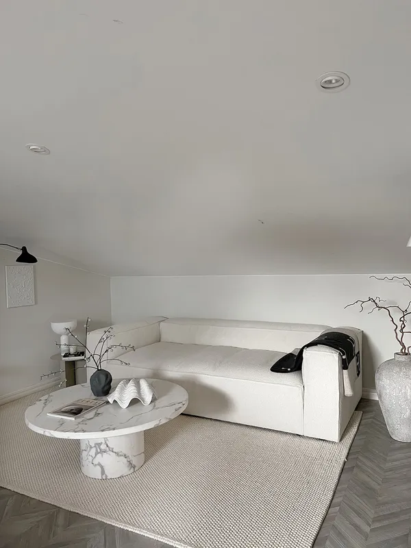 Grand Sofa 2-seters Steam White