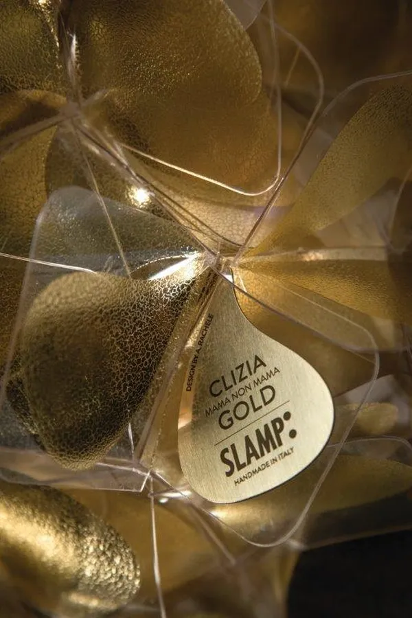 Clizia Mama Non Mama Væg-/Loftslampe 78 cm Guld