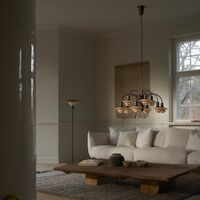 PH 1/1 Ljuskrona Med 9 Armar Centenary Edition Aged Brass / Dusty Terracotta