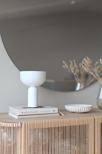 Kizu Bordlampe Bærbar White Marble