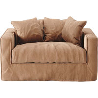 Stopning Til Loom Love Seat Linne Taupe