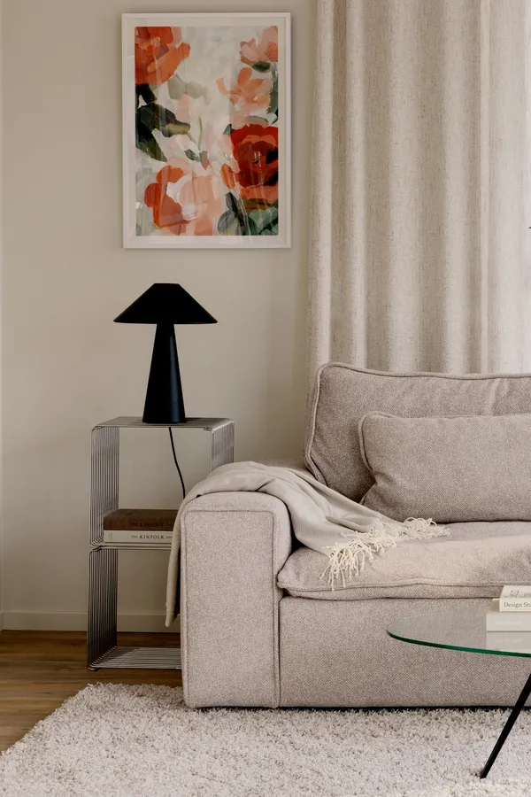 Cannes Bordlampe Svart