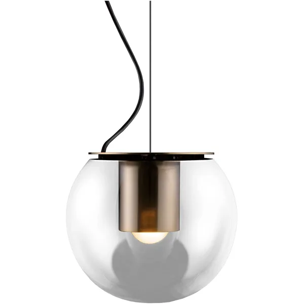 The Globe 827 Pendel Satin Gold / Anodiserat Brons