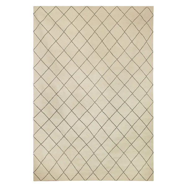 Diamond Matto 230x336cm Valkoinen/ Harmaa