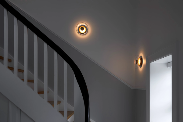 Blossi Vegglampe Gull / Klar