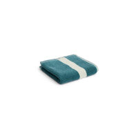 Stripe Washcloth 30x30 cm Petrol Blue