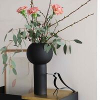 Woody Bird Dekorasjon 14 cm Sort