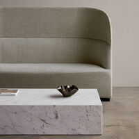 Plinth Low Sofabord 100x60 cm Carrara Marmor