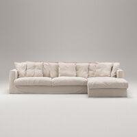 Le Grand Air 3-Personers Sofa Bomuld Divan Højre Beige