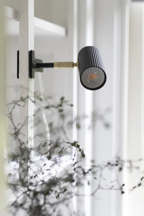 Hubble Klemlampe Sort