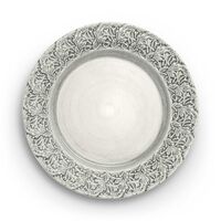 Lace Tallerken Ø25cm Grå