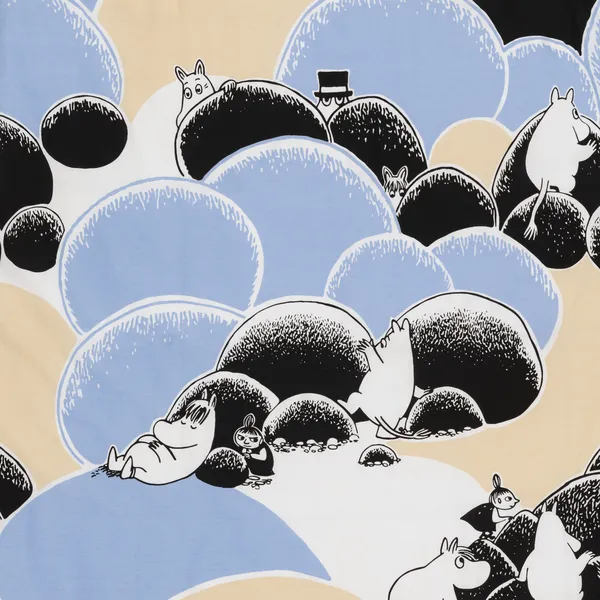 Moomin Pudebetræk 50x60 cm Pebbles