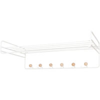 Bill Hattehylde 71 cm Hvid / Birk