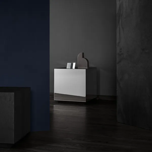 Speculum Sidebord 48x46x46 cm Mørk Grå
