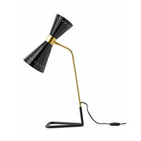 Megafono Bordlampe Sort