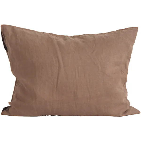 Linen Pudebetræk 50x60 cm 2-pak Taupe