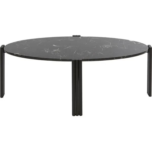 Tribus Sofabord Fremstillet af stål Oval Sort/Sand