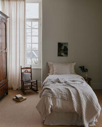 Linen Bed Skirt 160x200 cm