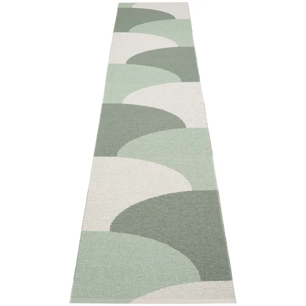 Hill Matta 70x360 cm Army / Misty Mint / Fossil Grey