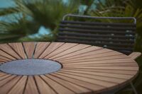Circle Bord Ø110 cm Bambus/Grå