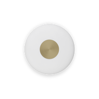Glint Vegglampe Liten Opalhvit/Messing