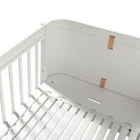 Wood Mini+ Cot Säng Inkl. Junior Kit Vit