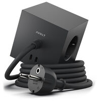 Square 1 Jatkojohto USB-C:llä / Magneetti 3 m Gotland Grey